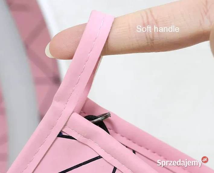 Kosmetyczka podróżna pojemna Wodoodporna Róż Płock