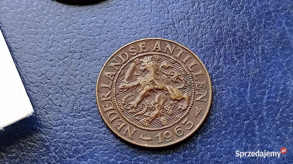 Stare monety 1 cent 1963 Antyle Holenderskie Lesko