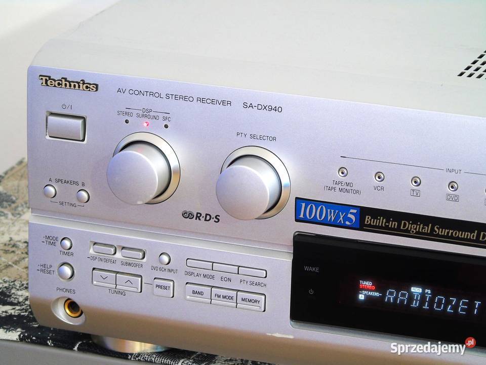 Amplituner Technics SADX90 sprawny 5x 100 wat Jasło
