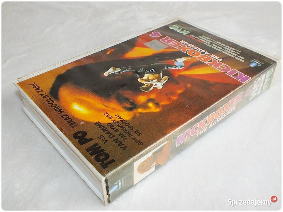 Kaseta VHS Kickboxer 4 The Aggressor ORYGINAŁ 1 płyta