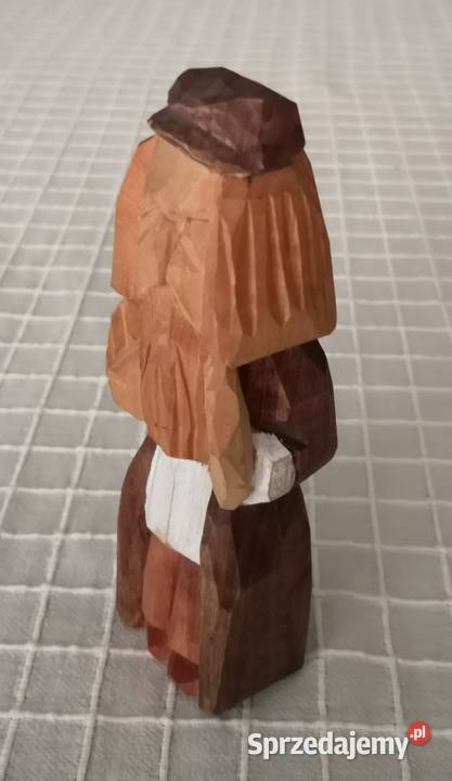 Stara rzeźba ludowa chłopa Katowice
