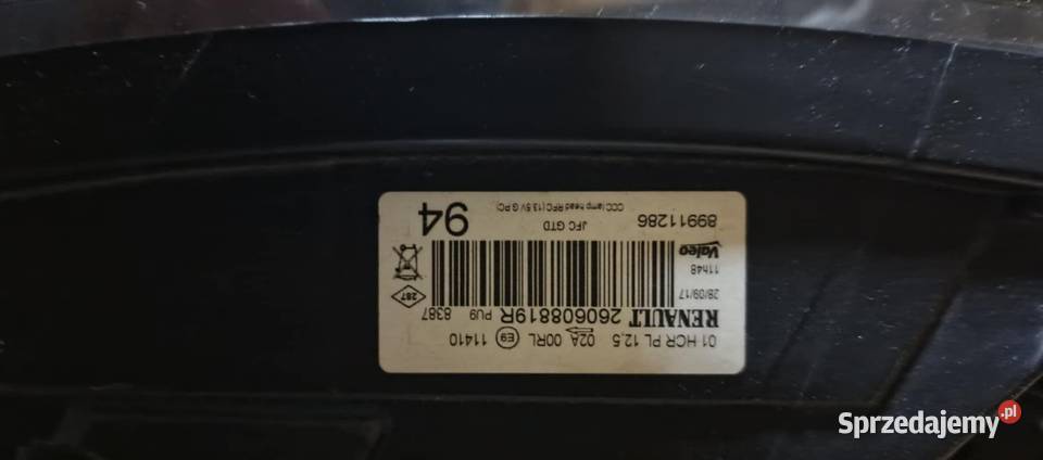 Lampa lewa Renault Espace V full LED