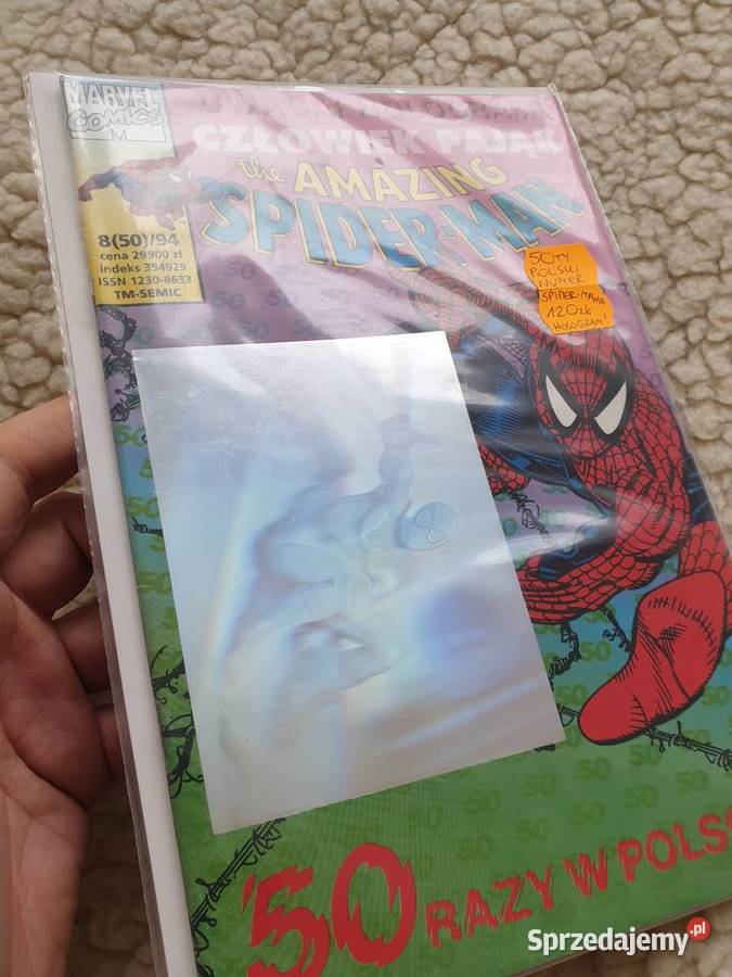 SpiderMan 85094 TM Semic HOLOGRAM Gdynia sprzedam