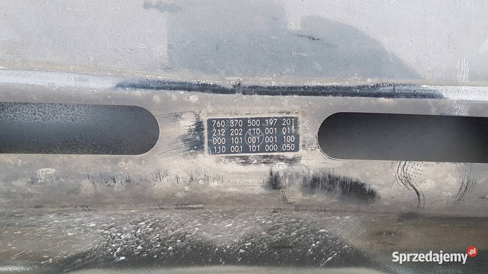 ZDERZAK MERCEDES EKLASA W212 0912 LAK 197