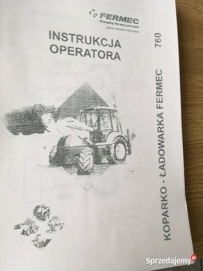 dtr instrukcja obsługi fermec 760 i inne zachodniopomorskie Szczecin