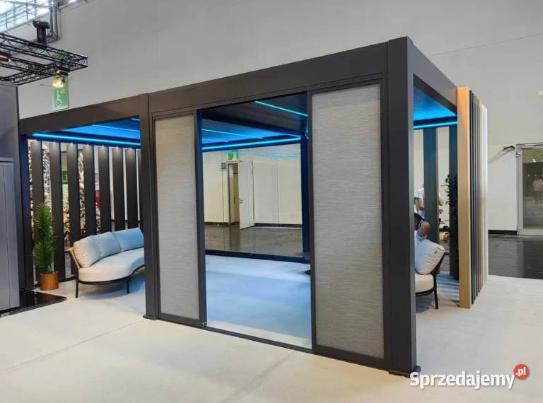 Pergola aluminiowa 4x6 z automat LED akcesoria Wrocław