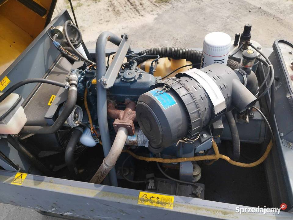 Kompresor sprężarka ATLAS COPCO XAS37 985 mth Strzyżew