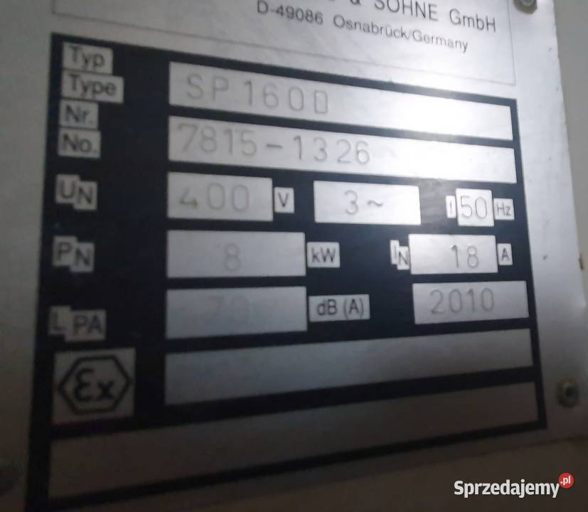 Miesiarka Spiralna Diosna SP 160 Chełm
