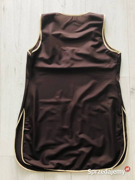 Brązowo kremowy fartuszek kuchenny fartuch 36 S Łódź