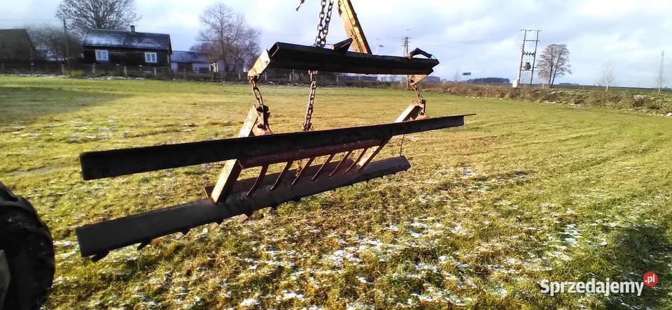 Włóka polowa brona lakowa talerzowka kverneland Rutki-Kossaki