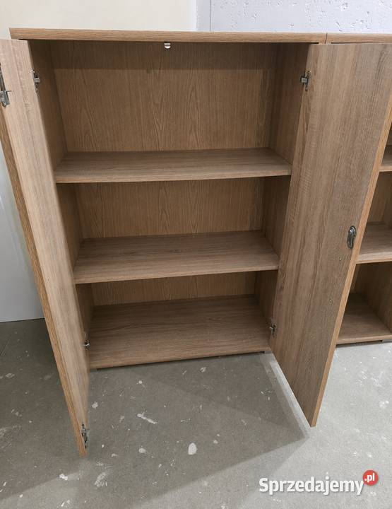 Meble biurowe BRW Office dąb sonoma 2x Regał Świdnica Polska