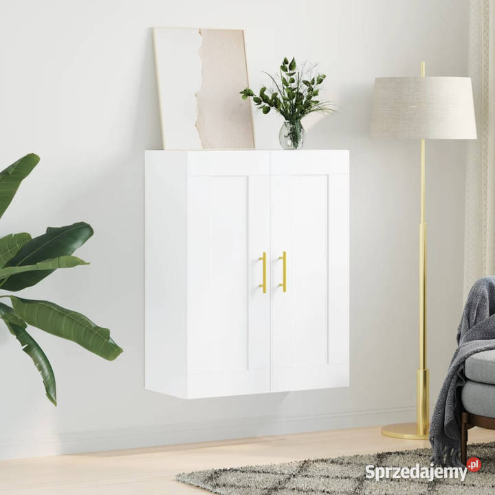 Szafka wisząca biała 695x34x90 materiał Pozostałe