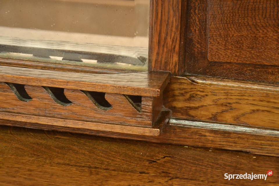 kredens dębowy secesja Poddębice