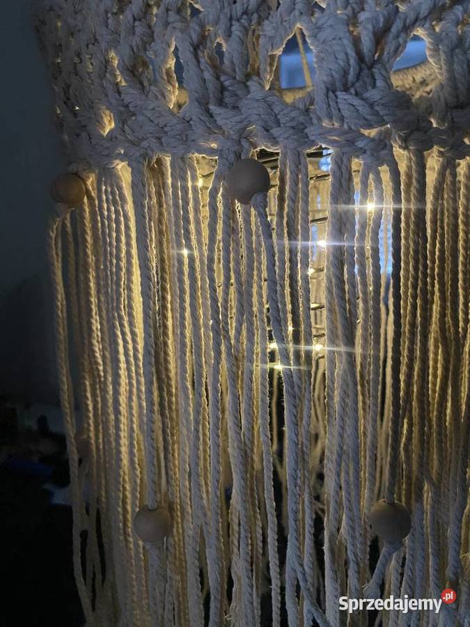 Lampion makramowy s stylu boho Tarnów