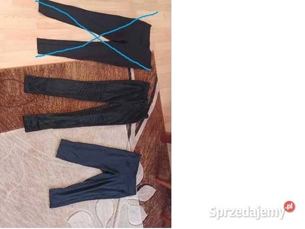 NOWE Spodnie legginsy damskie czarny Hajnówka