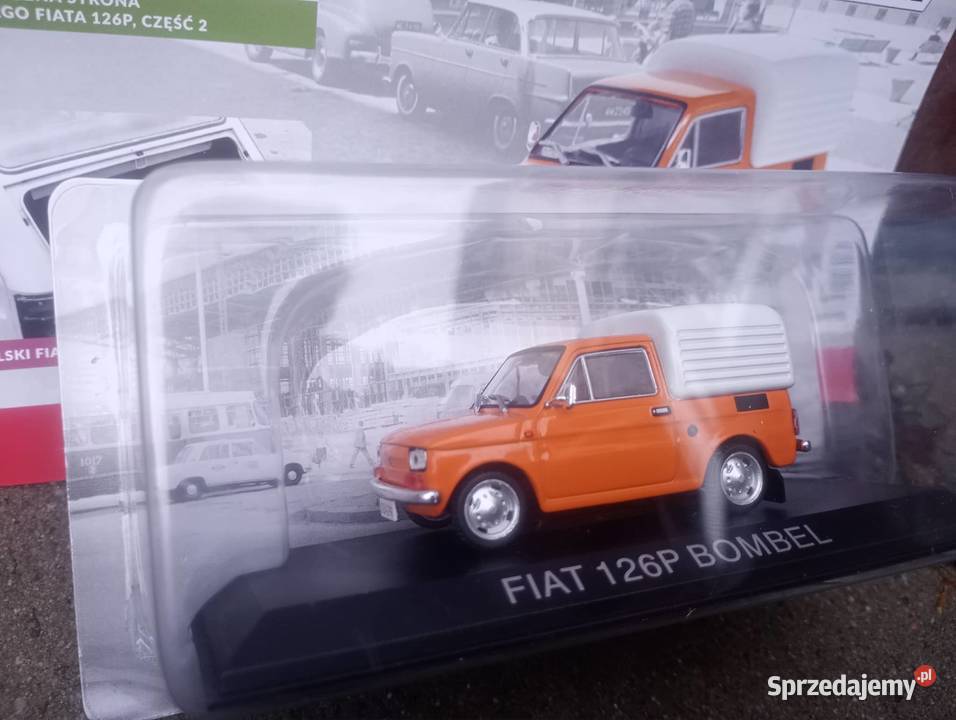 FIAT 126P BOMBEL Pickup hachette 143 kultowe Warszawa