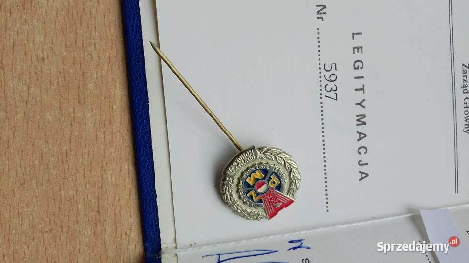 Legitymacja i odznaka PZM ot Nakło nad Notecią