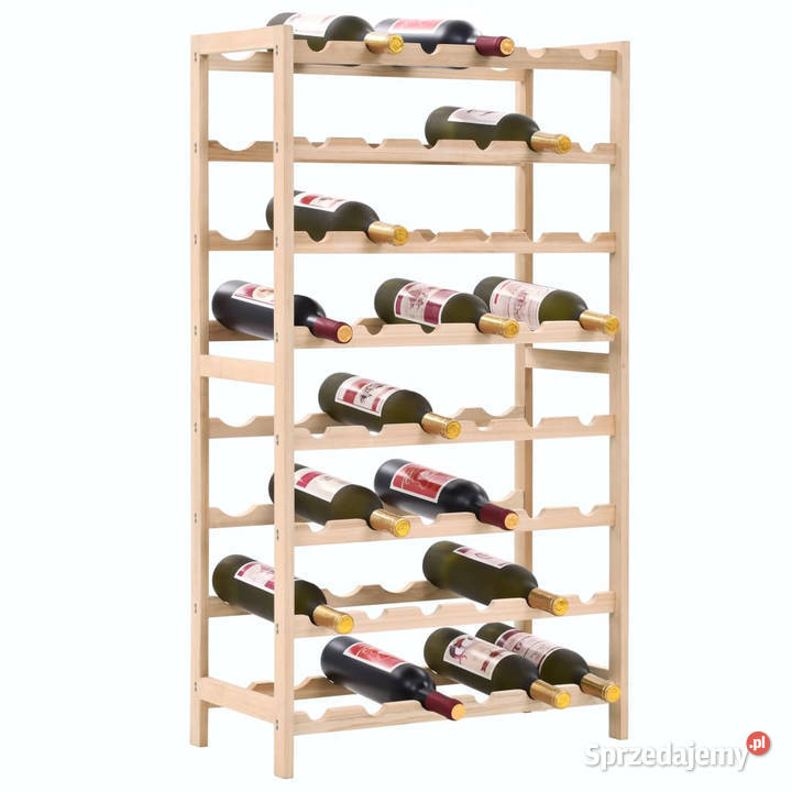 Stojak na wino z drewna cedrowego 575 x 28 x 102 Stojaki na wino Warszawa