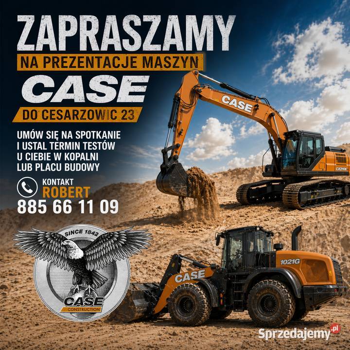 Ładowarka kołwa CASE beton Karpacz