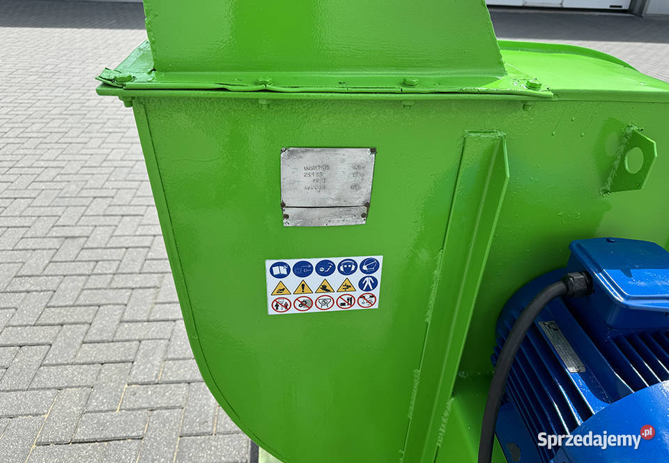 Wentylator do odciągu trocin wyciąg 4kW Sierakowska Huta sprzedam