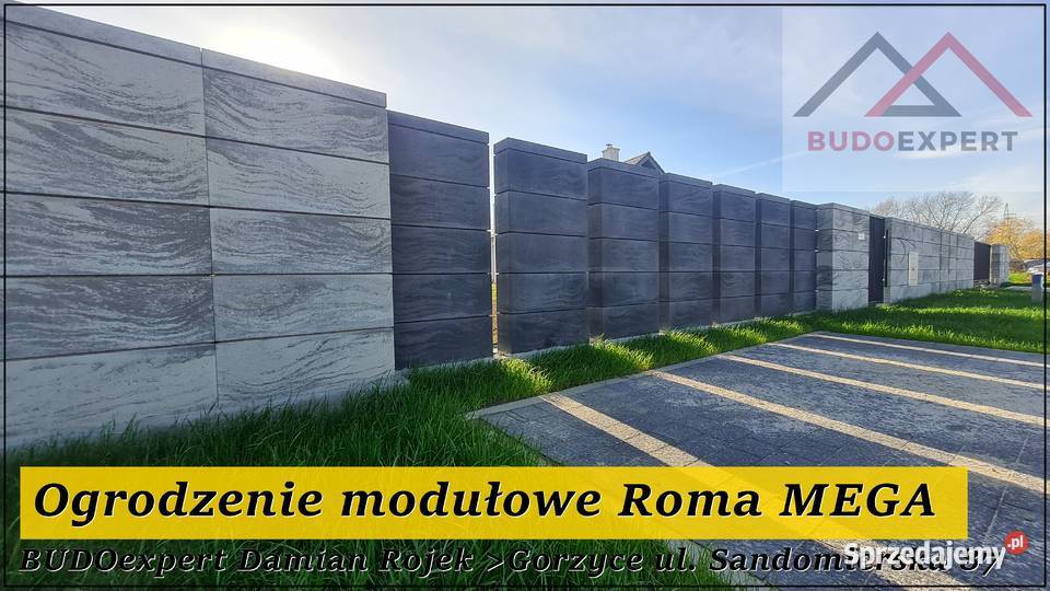 DUŻY bloczek ogrodzeniowy Joniec Roma Mega kolor Stalowa Wola