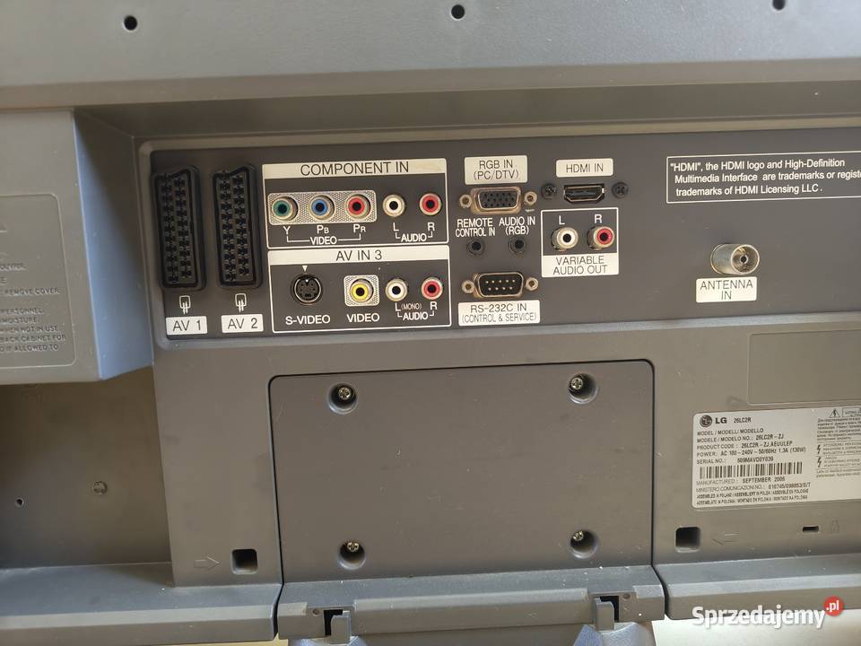 Telewizor LG 26LC2R 26
