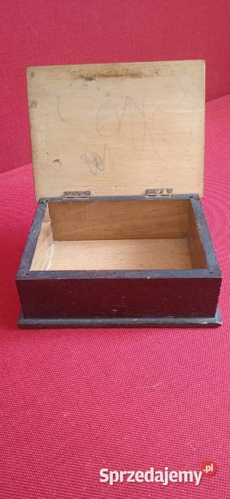 Stara drewniana szkatułka Świdnica