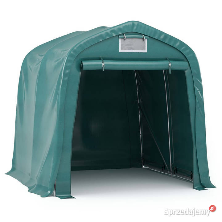Namiot garażowy z PVC 16 x 24 m zielony Warszawa