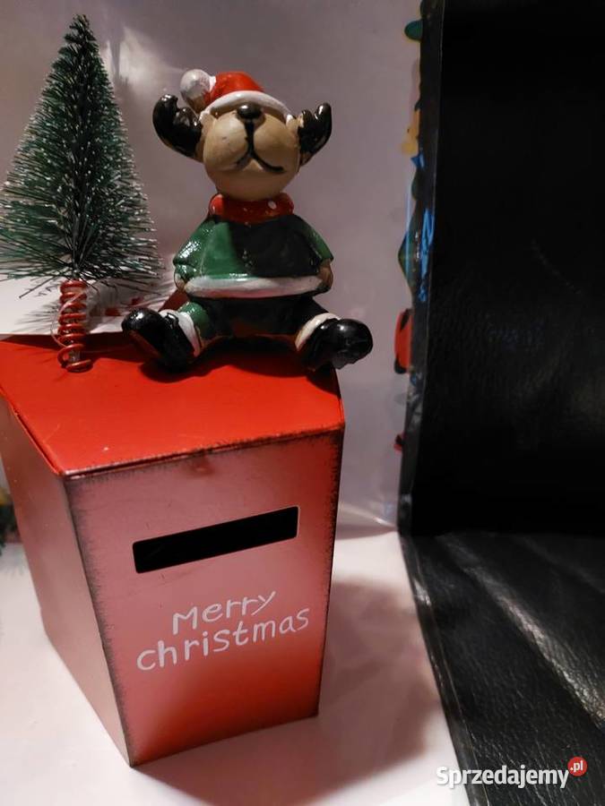 Ozdoba skrzynka z reniferem Nowa Dom i Ogród dolnośląskie Wrocław
