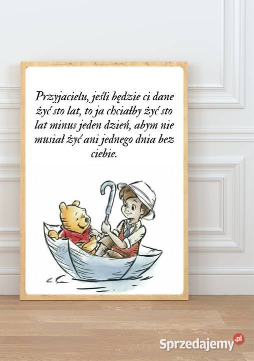 Plakat Kubuś Puchatek 7 motywów Pełczyce sprzedam