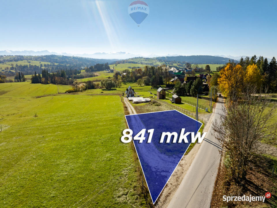 Widokowa działka Maruszyna Sprzedaż