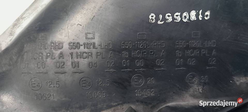 LAMPA LEWA PRZÓD PEUGEOT 206 XR osobowe