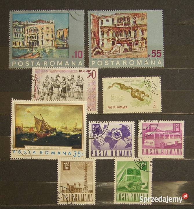 Znaczki pocztowe Rumunia zestaw 1 Filatelistyka Łódź sprzedam