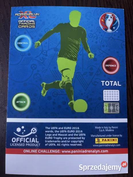 Karty piłkarzy Adrenalyn XL Panini Euro 2016 małopolskie