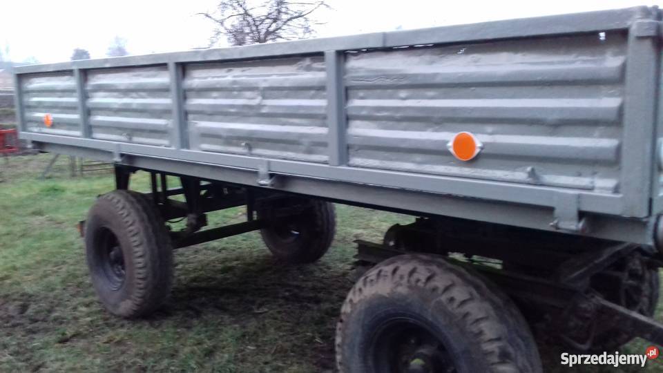 przyczepa rolnicza autosan D732 koła balonowe Ziempniów