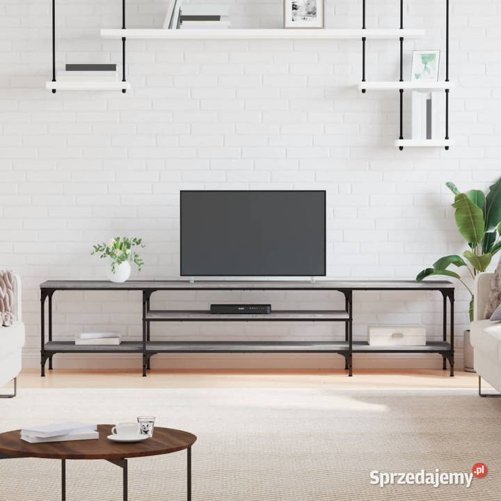Szafka pod telewizor szary dąb sonoma 201x35x45 Warszawa sprzedam