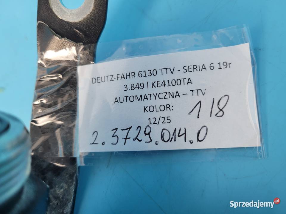 DEUTZFAHR 6130 TTV ZAWÓR OBEJŚCIOWY CHŁODNICY Kolno