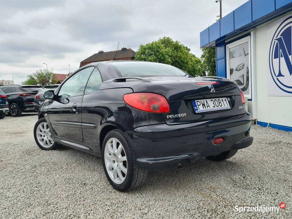 Peugeot 206 CC Klimatronik Skóra Grzane Fotele elektryczne lusterka Wągrowiec