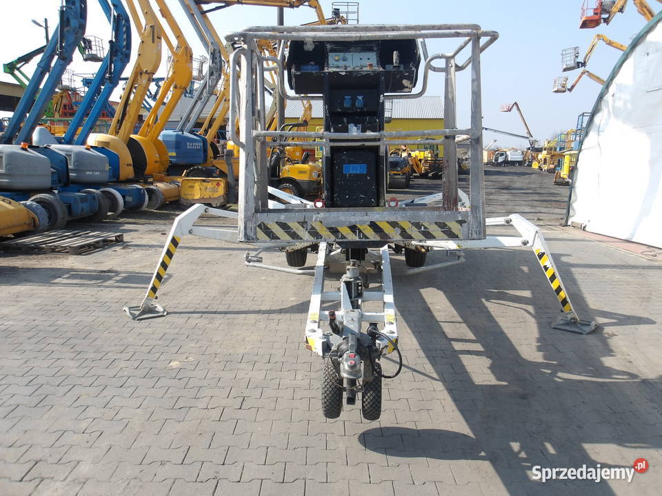 Podnośnik koszowy na przyczepie Dinolift DINO Dźwigi, podnośniki Pleszew sprzedam