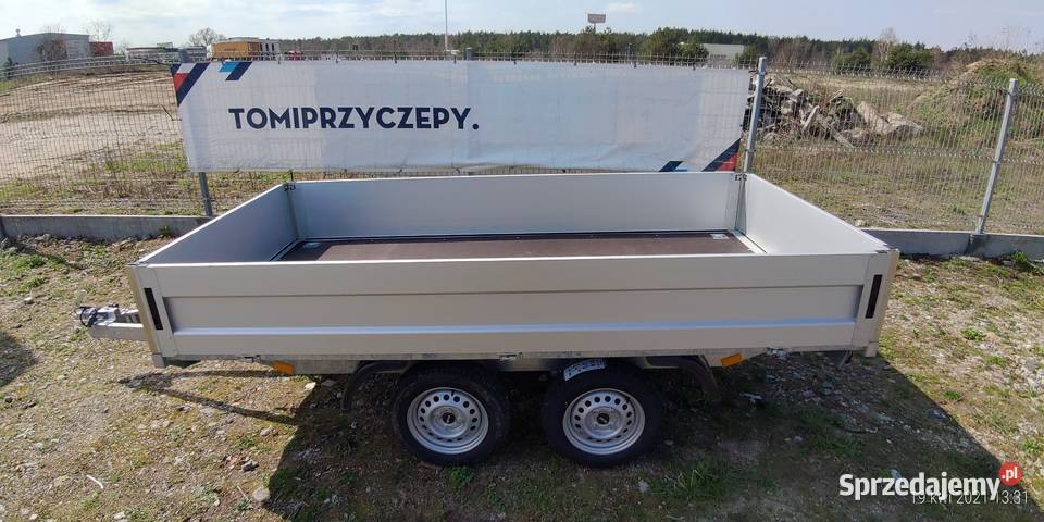 Przyczepka min pod ule przyczepa 300x150 alu wielkopolskie