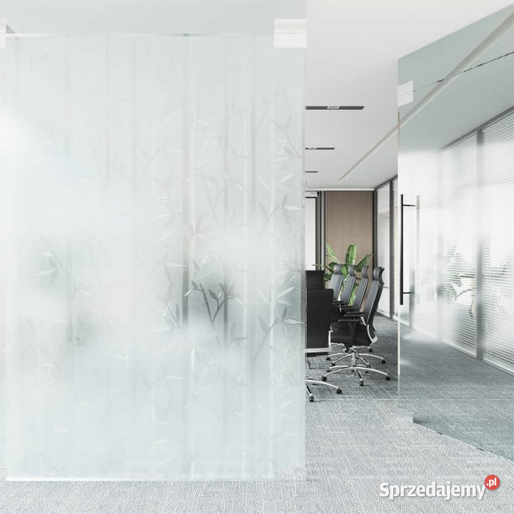 Folia okienna matowa wzór bambusa 60x500 PVC mazowieckie Warszawa