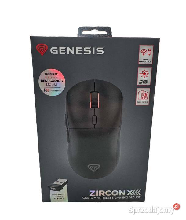 Mysz gamingowa Genesis Zircon XIII Czarna USB 24 Elbląg