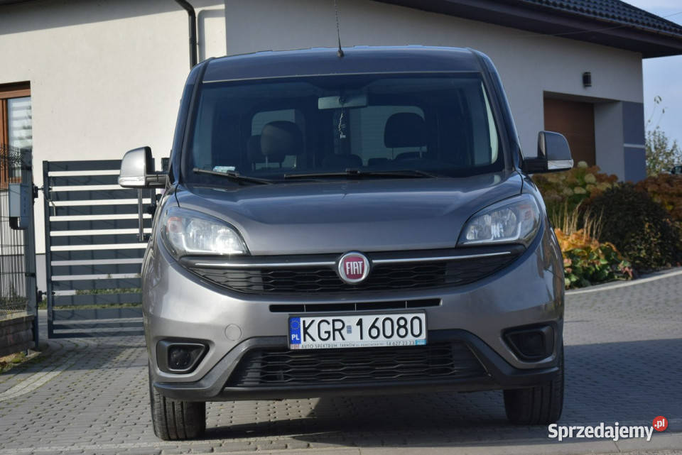 Fiat Doblo 14 TB Maxi 5Osobowy Klima 2019 Stan VAT marża podkarpackie Majdan Sieniawski