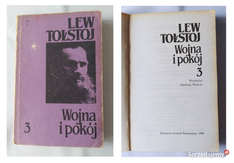 WOJNA i POKÓJ Lew Tołstoj tom 1 4