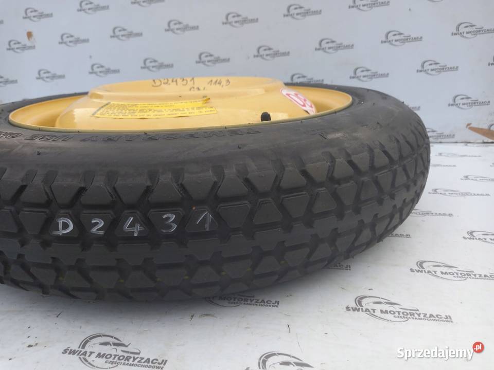 HONDA CIVIC IX koło dojazdowe 1358015 99M 5x1143 Koła dojazdowe Kielce