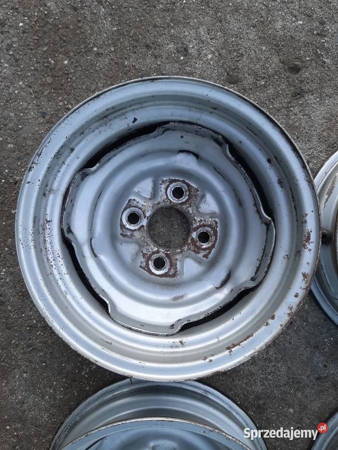 Felgi stalowe Opel Kadett B 4x12 zabytkowe stalowe małopolskie Borek Szlachecki