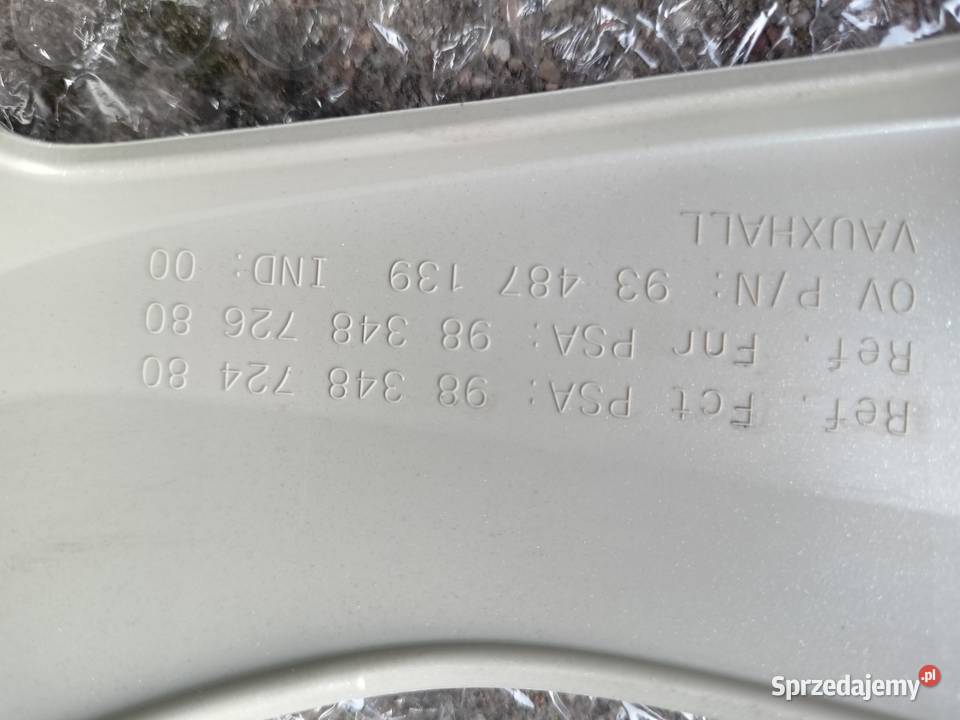 Kołpaki 16 Opel AstraCorsasuper stanoryginalne mazowieckie Ciechanów