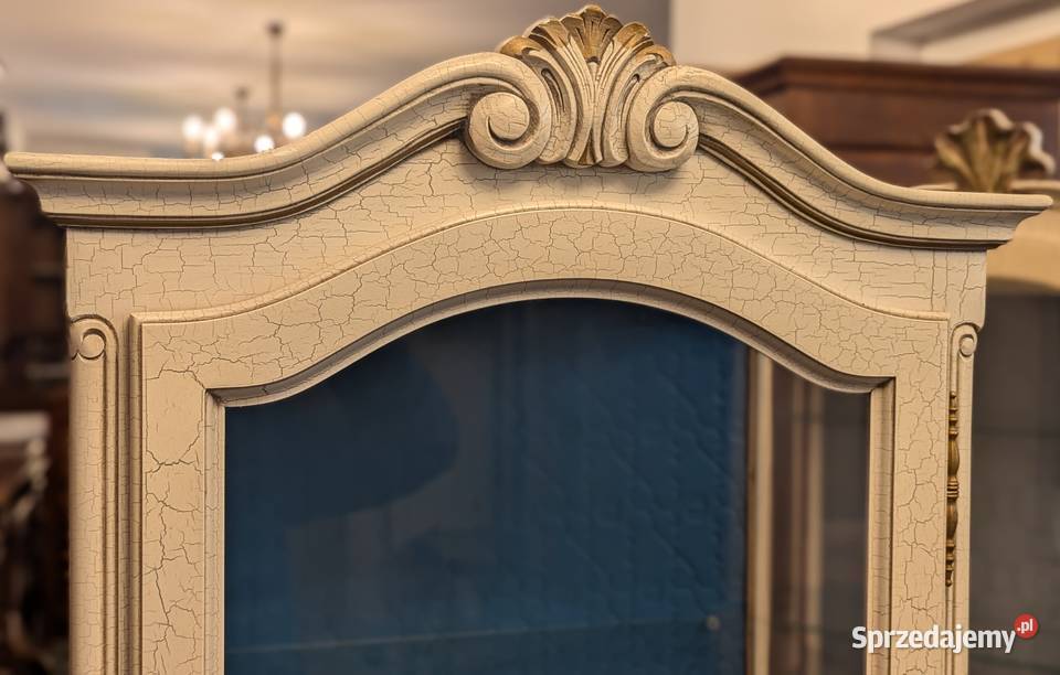 Piękna witryna ludwikowska ecru szer 65 sklep Dąbrowa Górnicza sprzedam
