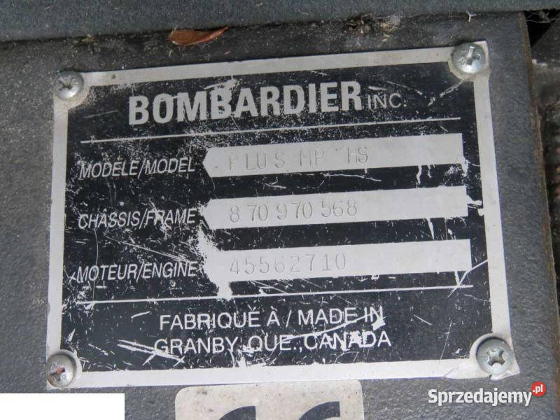 BOBARDIER PLUS MP 300 CZĘŚCI