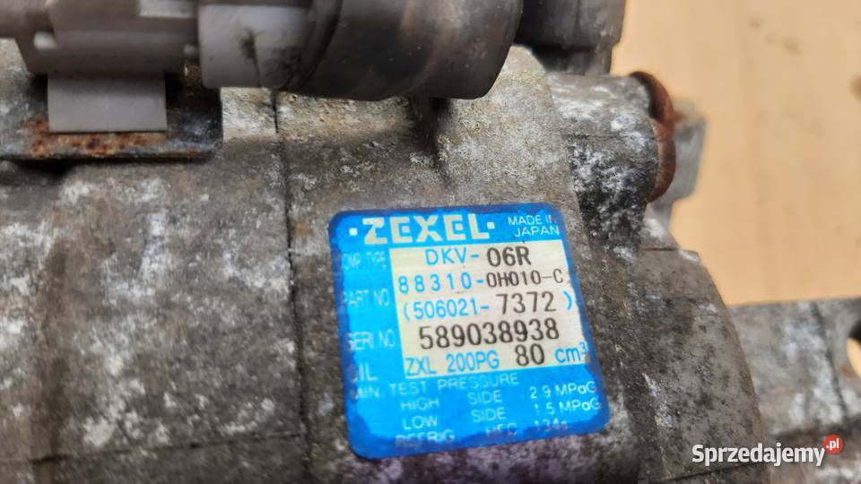 sprężarka klimatyzacji Toyota Aygo I Zexel osobowe Dębno